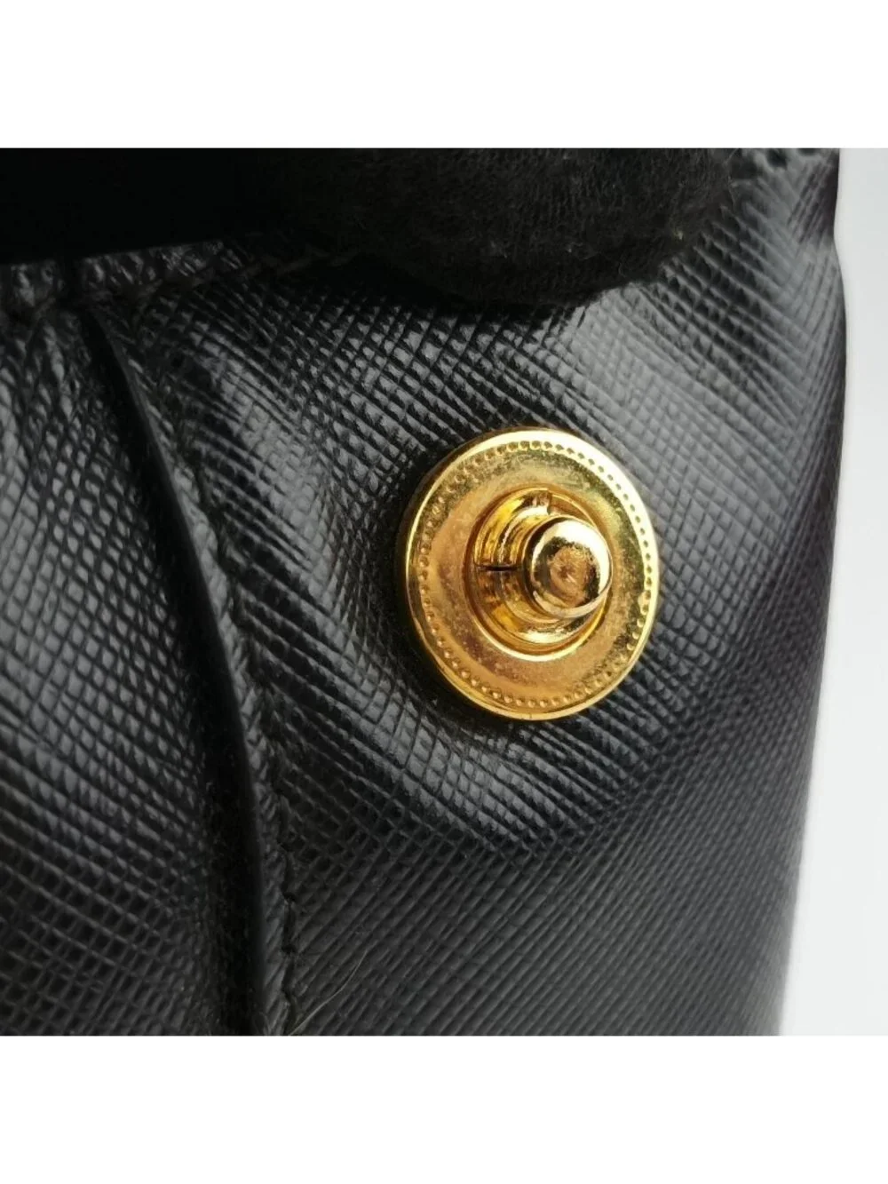 Prada Galleria Black Saffiano Leather 14 Shoulder